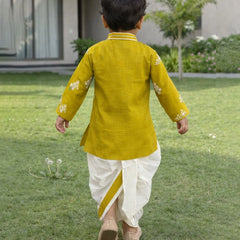 Sunshine Festive Kurta Dhoti Set For Babies