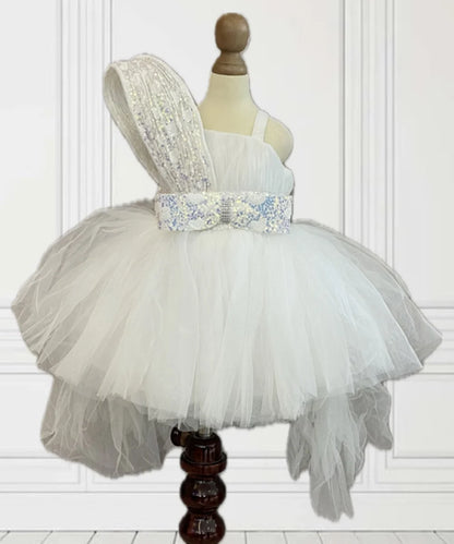 White Coloured Fairy Frock for Little Ones