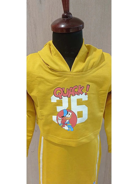 yellow casual wear dress for girls 