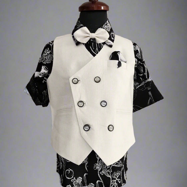 Party Wear Waist Coat Sets For Boys