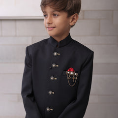 Premium blend fabric Jodhpuri suit for boys, festive children’s wear Jaipur