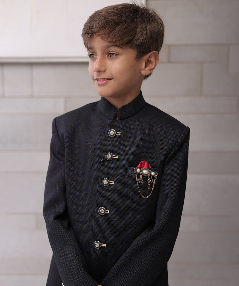 Premium blend fabric Jodhpuri suit for boys, festive children’s wear Jaipur
