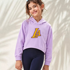 Purple full sleeve party crop top for girls, Devils N Angels Jaipur, view 3