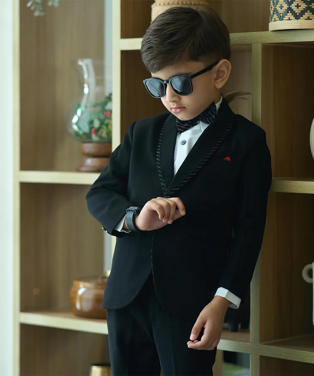 Blazer Suit Baby Boy Velvet Jacket Black Tuxedo Black Blazer For