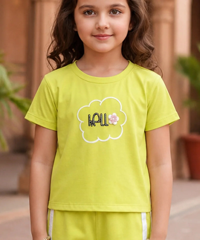 Trendy kids fashion Co-Ord Set outfit for girls in Jaipur boutique