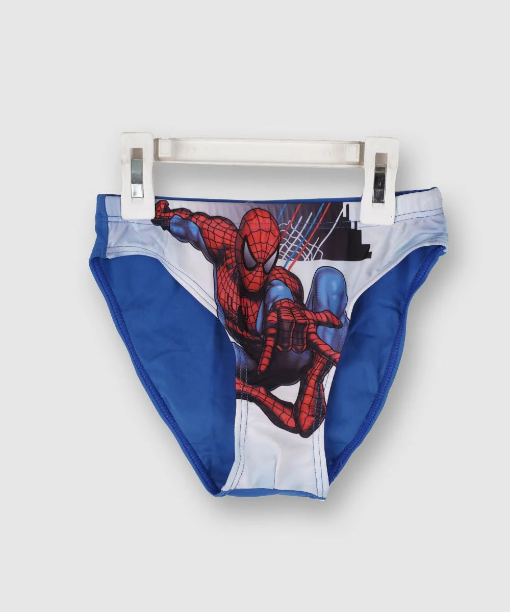  It Consists of a White and Blue Colored Spider-Man printed shorts for boys perfect for summer.