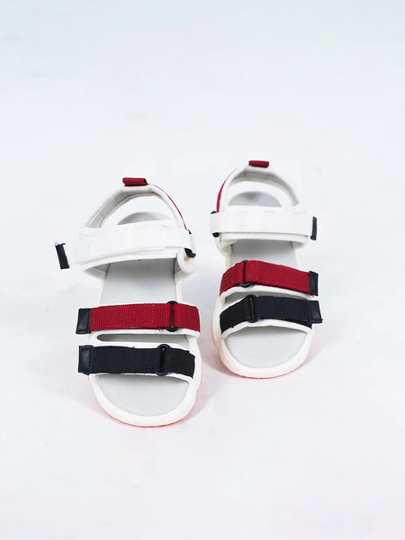 Kids' multicolor open-toe sandals for girls featuring cushioned footbed and bold straps, Jaipur