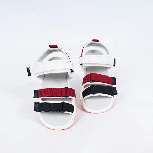 Kids' multicolor open-toe sandals for girls featuring cushioned footbed and bold straps, Jaipur