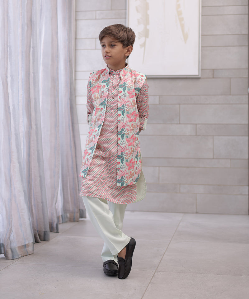 Stylish boys kurta pyjama set, premium ethnic wear Jaipur collection