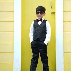 Kids maroon velvet tuxedo set for formal celebrations in Jaipur