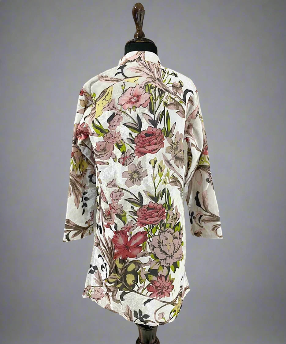 Buy multi-color floral kurta pyjama for boys online, Jaipur boutique