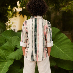 White Striped Shirt