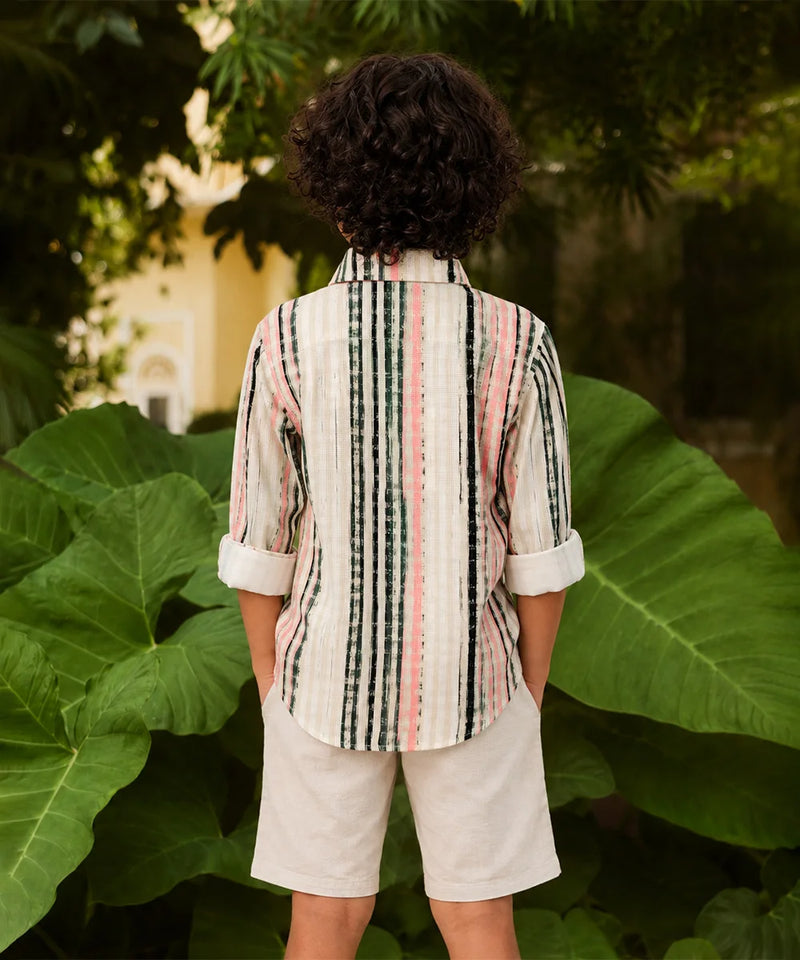 White Striped Shirt