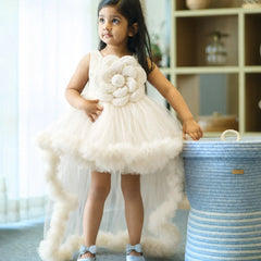 Devils N Angels White Fairy Tail High Low FrockJaipur
