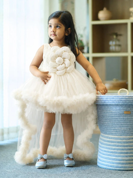 Devils N Angels White Fairy Tail High Low FrockJaipur